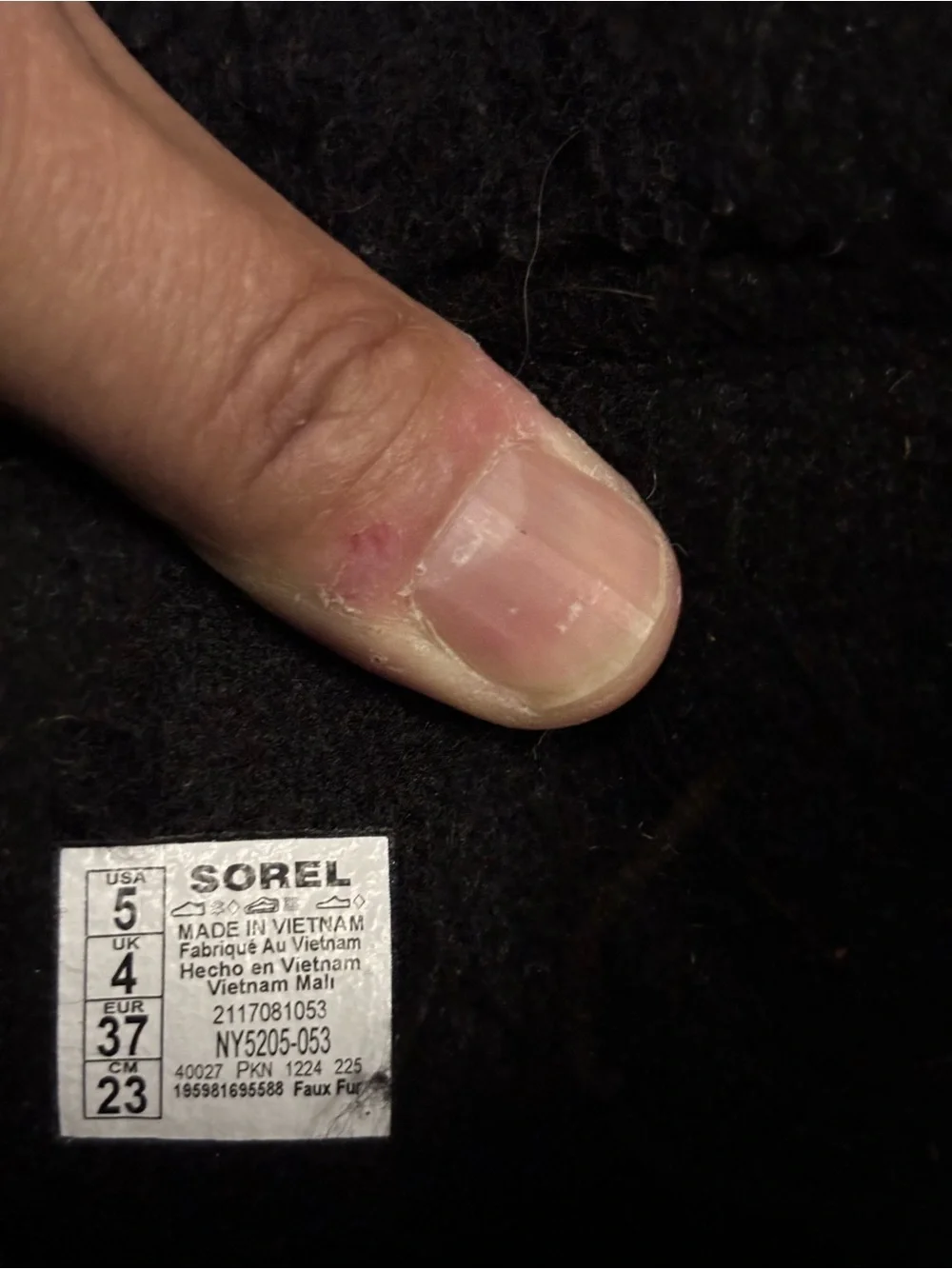 Sorel Black Insulated Winter Boots